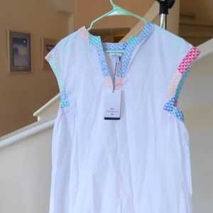 New With Tags VINEYARD VINES Target White Cover Up Dress M